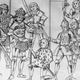 If it indeed existed, New England was founded by English refugees fleeing William The Conqueror, depicted here hanging with his buddies.